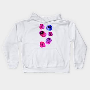 Berries and Flowers Watercolor Kids Hoodie